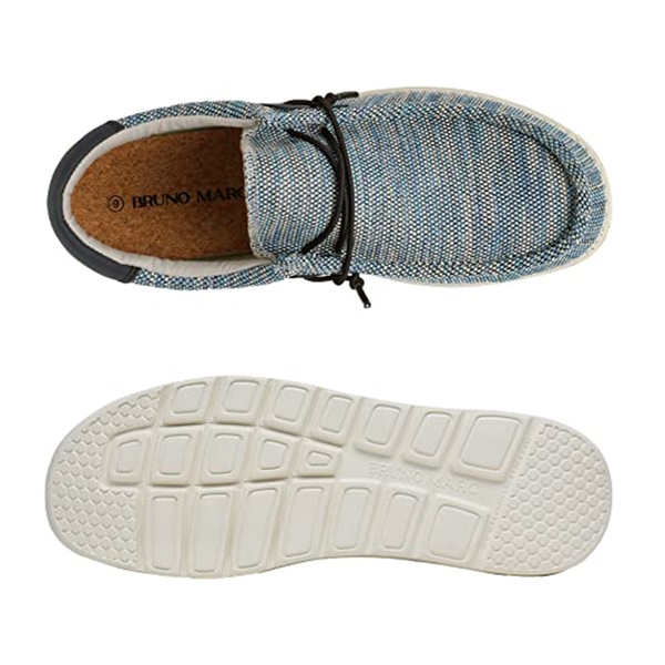 Men's Lightweight Casual Slip-On Loafers - SPLICE BLUE - 4