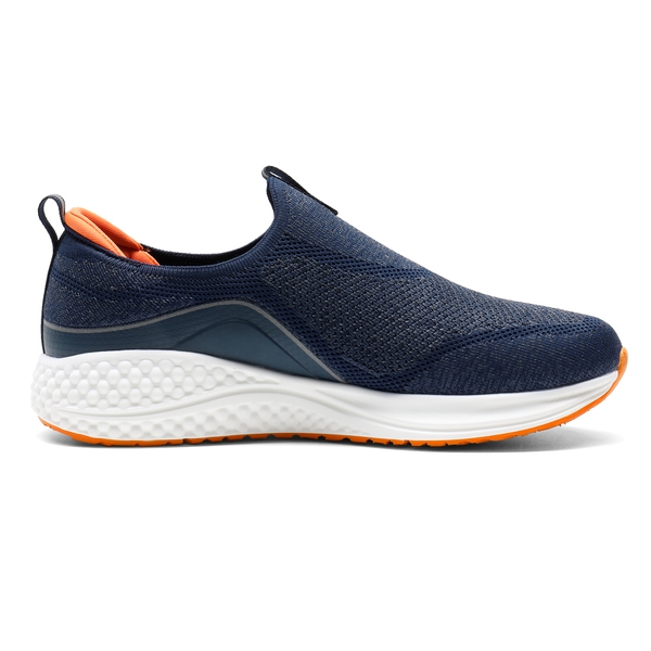 Men's Air-Cushioned Slip-On Walking Shoes - DARK-BLUE - 2