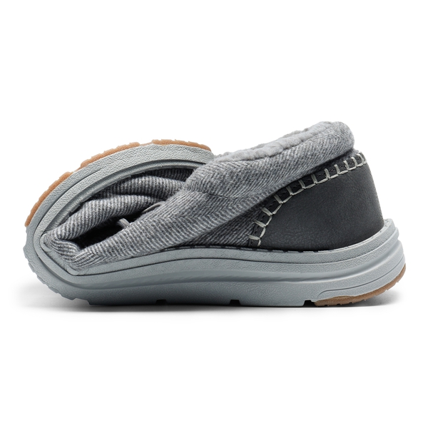 Men's Slip On Warm Loafers - GREY - 2