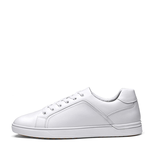 Men's Fashion Casual Dress Sneakers - WHITE - 1
