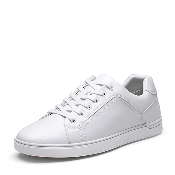 Men's Fashion Casual Dress Sneakers - WHITE -  0