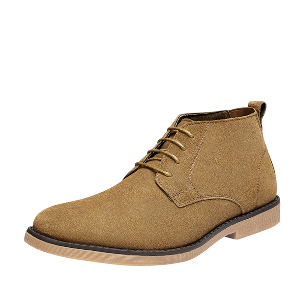 Men's Stylish Suede Chukka Boots - TAN -  0