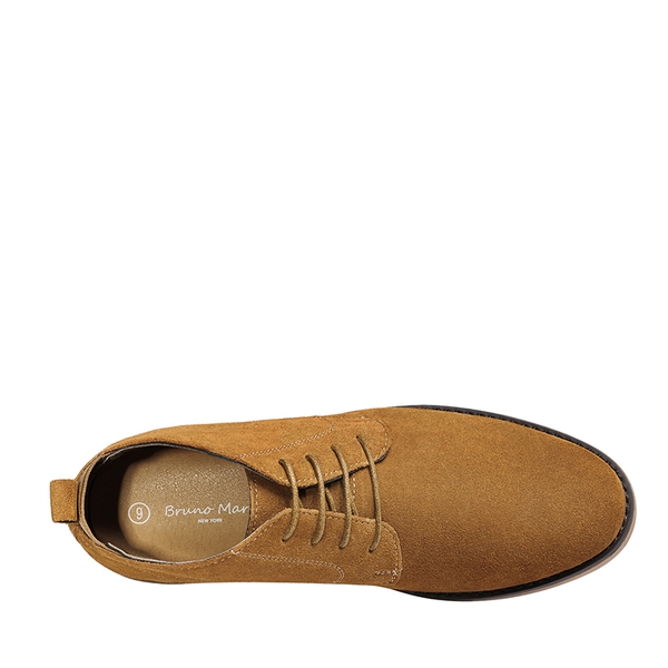 Men's Stylish Suede Chukka Boots - CAMEL - 3