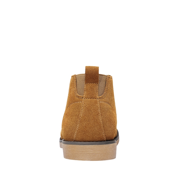 Men's Stylish Suede Chukka Boots - CAMEL - 5
