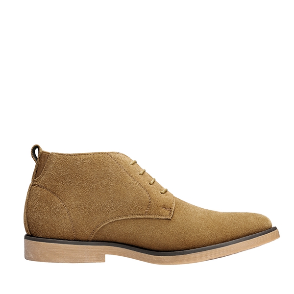 Men's Stylish Suede Chukka Boots - TAN - 2