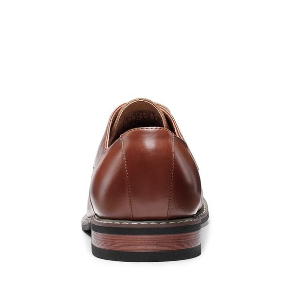 Men's Sophisticated Cap Toe Derby Shoes - BROWN - 5