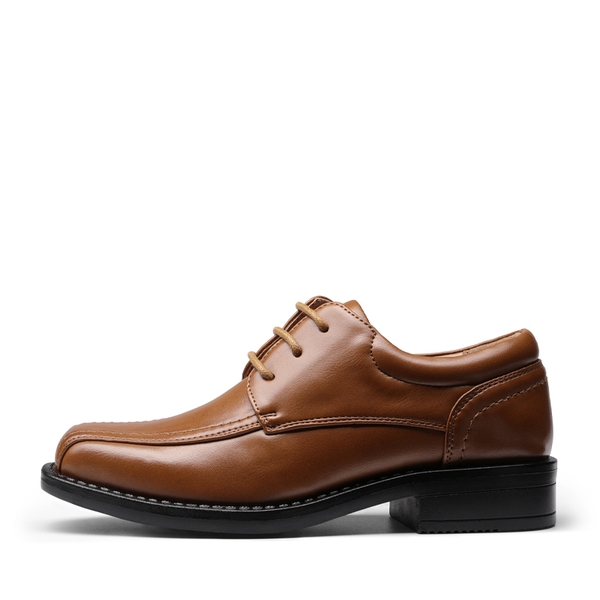 Boy's Classic Oxfords Dress Shoes - BROWN - 1
