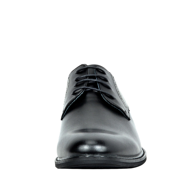 Men's Wide Fit Dress Oxford Shoes - BLACK - 4