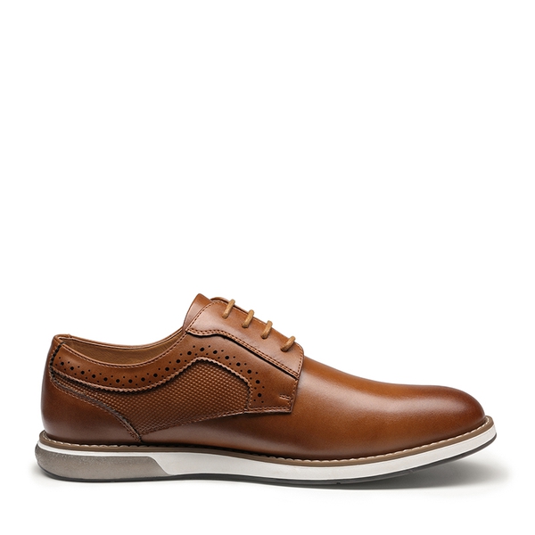 Men's Wide Fit Casual Dress Sneakers - BROWN - 2