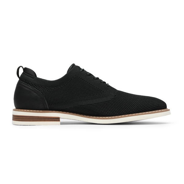 Men's Comfort Casual Oxford Sneakers - BLACK - 2