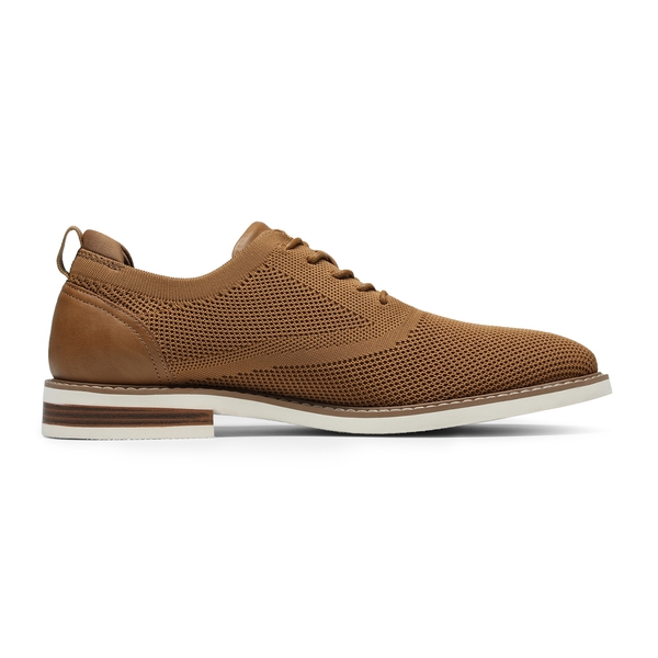 Men's Comfort Casual Oxford Sneakers - BROWN - 2