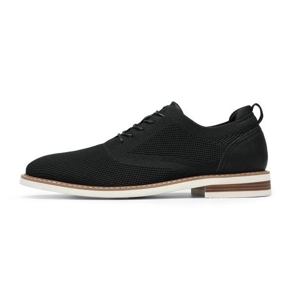 Men's Comfort Casual Oxford Sneakers - BLACK - 1