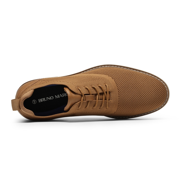 Men's Comfort Casual Oxford Sneakers - BROWN - 3