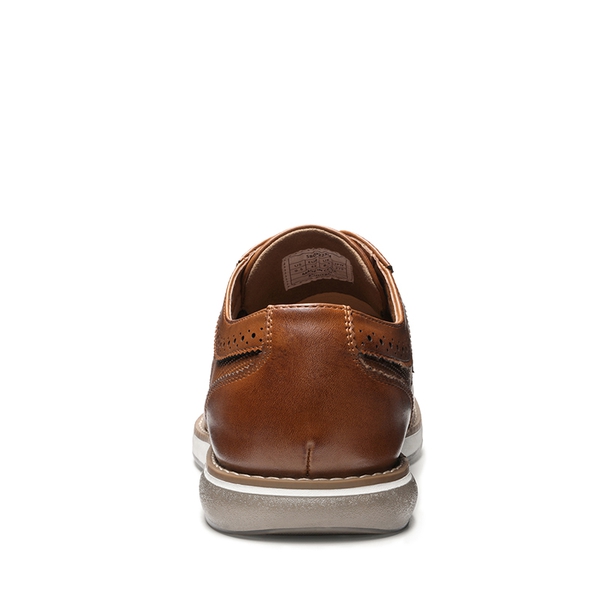 Men's Wide Fit Casual Dress Sneakers - BROWN - 5