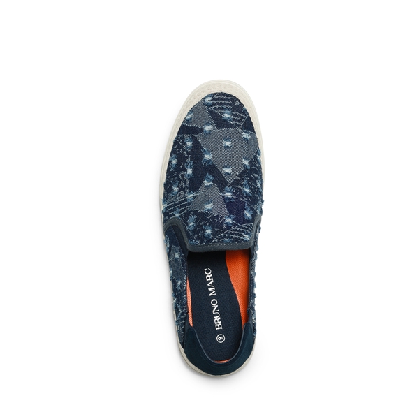 Men's Slip On Casual Loafers With Style - BLUE - 2