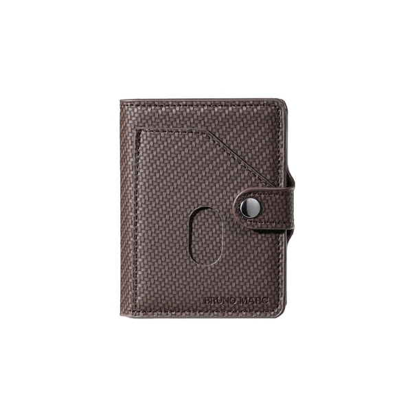 Men's Compact Pop-Up Wallet - BROWN -  0