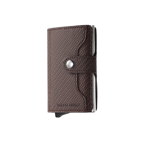 Men's Slim Pop-Up Wallet With Cash Compartment - BROWN -  0
