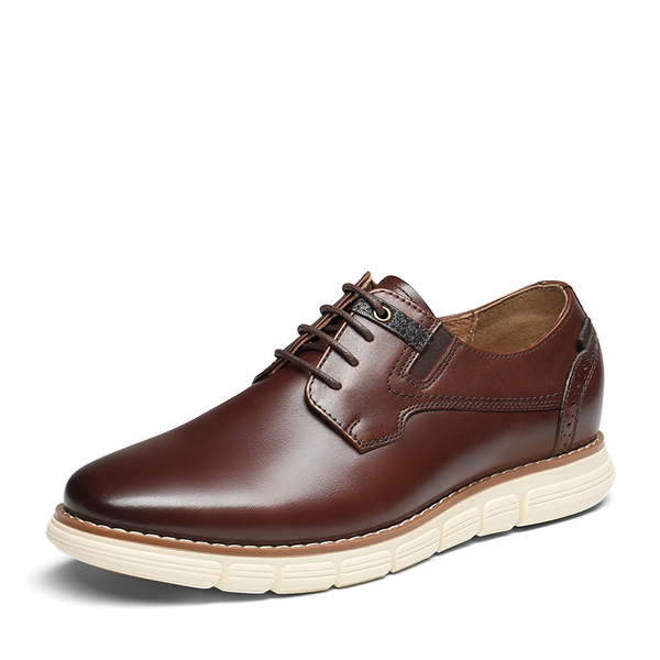 [CrossFlex Neat Polish-] Men's Casual Oxford Dress Sneakers - DARK-BROWN -  0