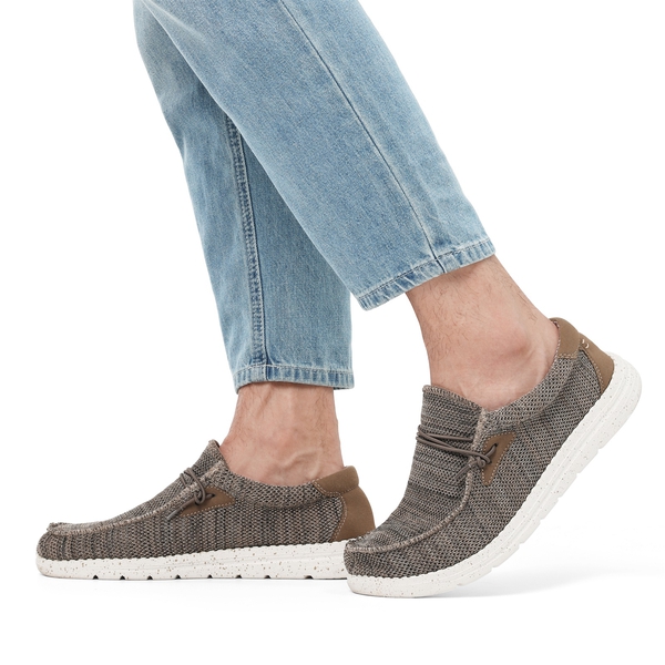 Men's Casual Slip-On Lightweight Loafers - BROWN - 6