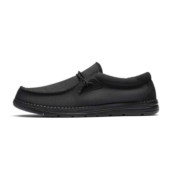 Men's Casual Slip-On Lightweight Loafers - BLACK - 2