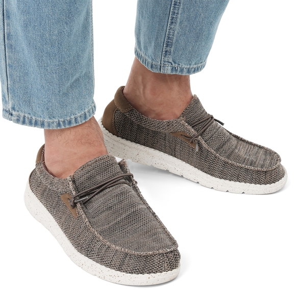 Men's Casual Slip-On Lightweight Loafers - BROWN - 1