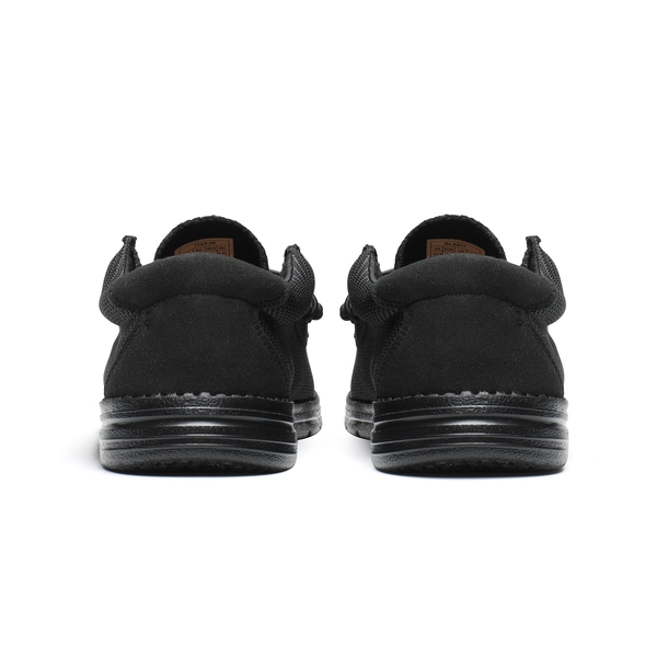 Men's Casual Slip-On Lightweight Loafers - BLACK - 5