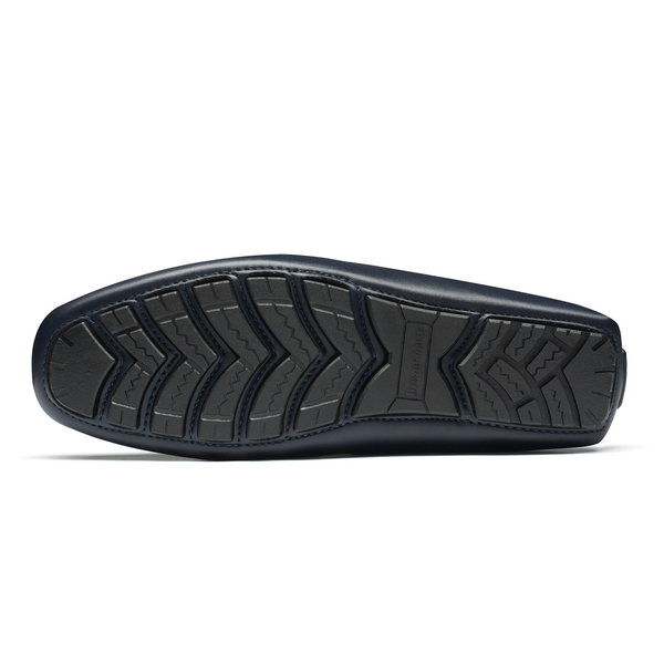Men's Horsebit Moccasin Loafers Shoes - NAVY - 3