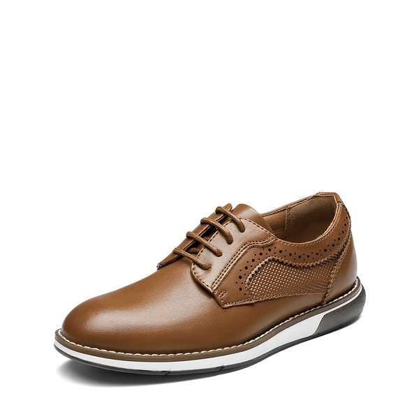 Boys' Pain-Toe Oxford Sneakers - BROWN -  0