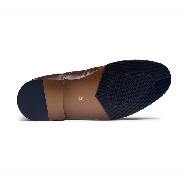 Breathable Boy's Oxford Shoes - DARK BROWN - 4