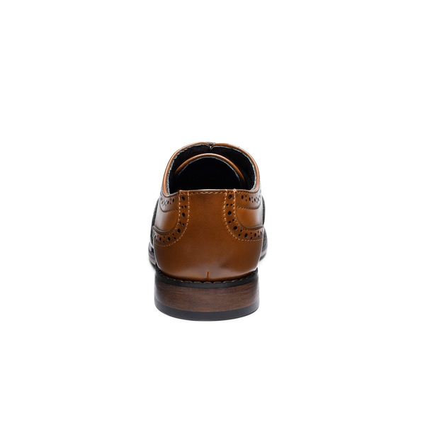 Breathable Boy's Oxford Shoes - BROWN - 3