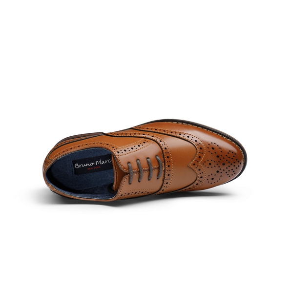 Breathable Boy's Oxford Shoes - BROWN - 2