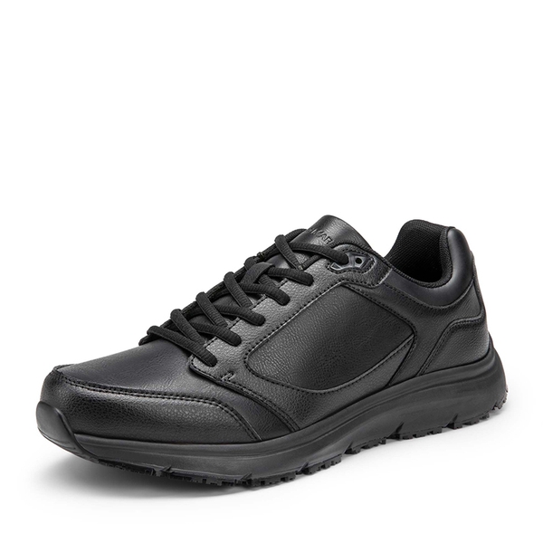 Men's Comfortable Non-Slip Work Sneakers - BLACK -  0