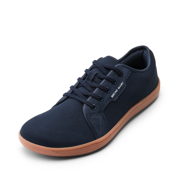 Men's Knitted Non-Slip Casual Sneakers - NAVY -  0
