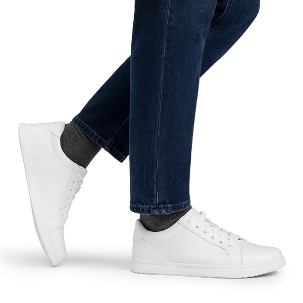 Men's Classic Fashion Sneakers - WHITE - 6