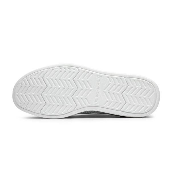 [KnitFlex SmartCraft] Men's Knitted Wingtip Oxford Shoes - WHITE - 3