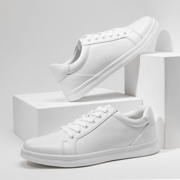 Men's Classic Fashion Sneakers - WHITE - 7