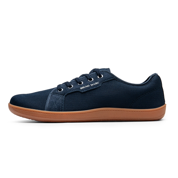 Men's Knitted Non-Slip Casual Sneakers - NAVY - 1