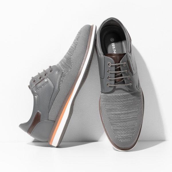 Men's Versatile Oxford Casual Shoes - GREY - 8