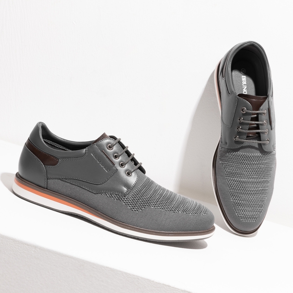 Men's Versatile Oxford Casual Shoes - GREY - 7