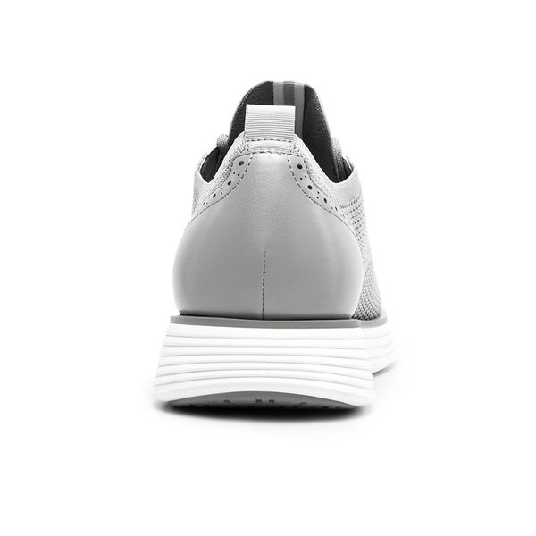 [MaxFlex SuiteCraft+] Men's Smart Casual Knit Oxford Shoes - GREY - 4
