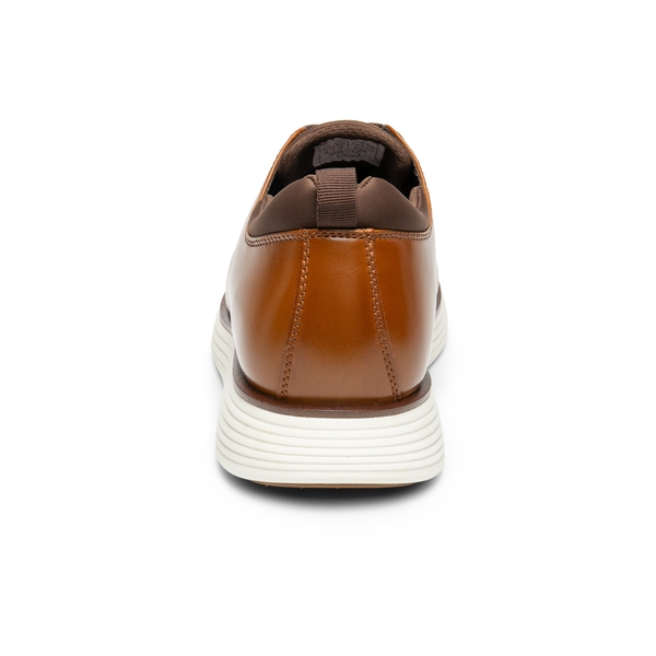 [MaxFlex SuitePolish-] Men's Smart Casual Oxford Hybrid Sneakers - BROWN - 4