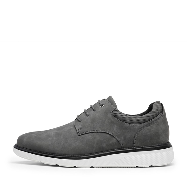 Men's Smart Casual Oxford Derby Shoes - GREY - 5