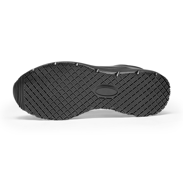Men's Vegan Leather Slip-On Sneakers - BLACK - 4