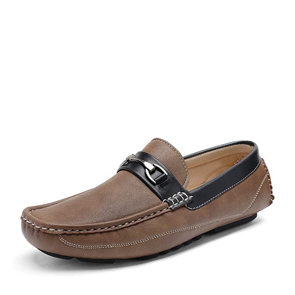 Men's Horsebit Driving Moccasin Loafers - COGNAC -  0