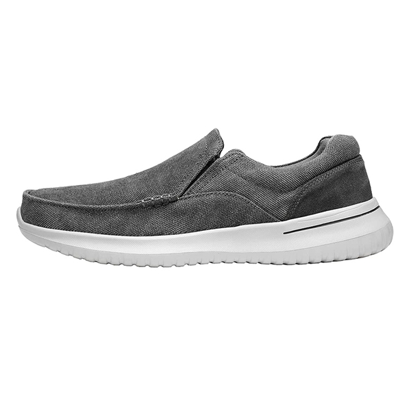 Men's Durable Casual Canvas Loafers - GREY - 1