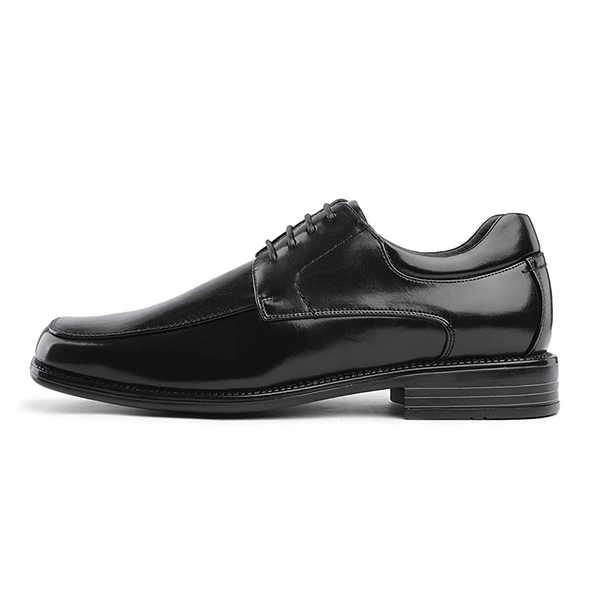 Men's Square Toe Oxford Dress Shoes - BLACK - 1