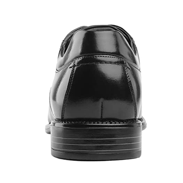 Men's Square Toe Oxford Dress Shoes - BLACK - 3