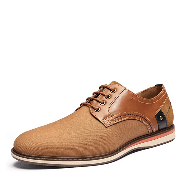 Men's Contemporary Casual Oxfords - TAN -  0