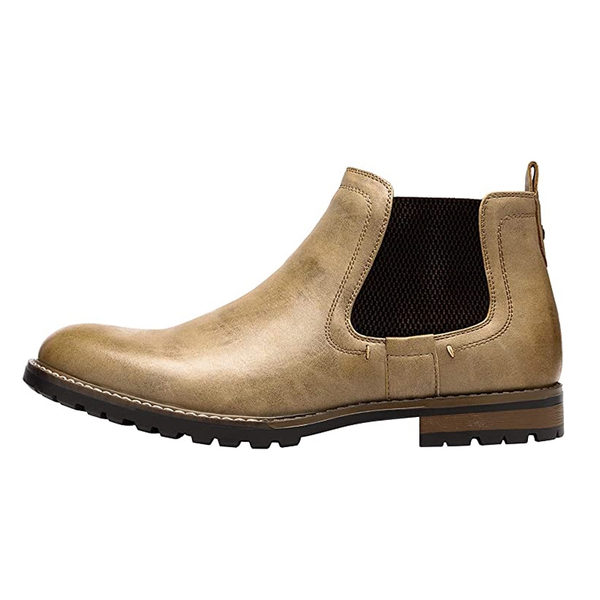 Men's Timeless Chelsea Ankle Boots - KHAKI - 1