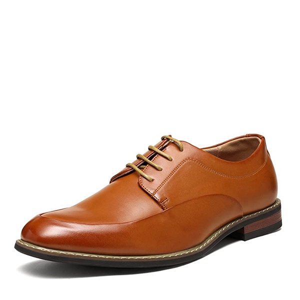 Men's Premium Formal Oxford Shoes - BROWN -  0